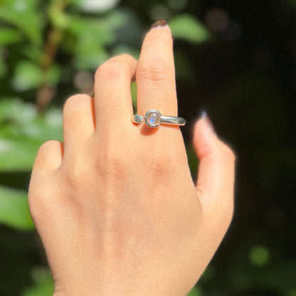 Labradorite ring 9