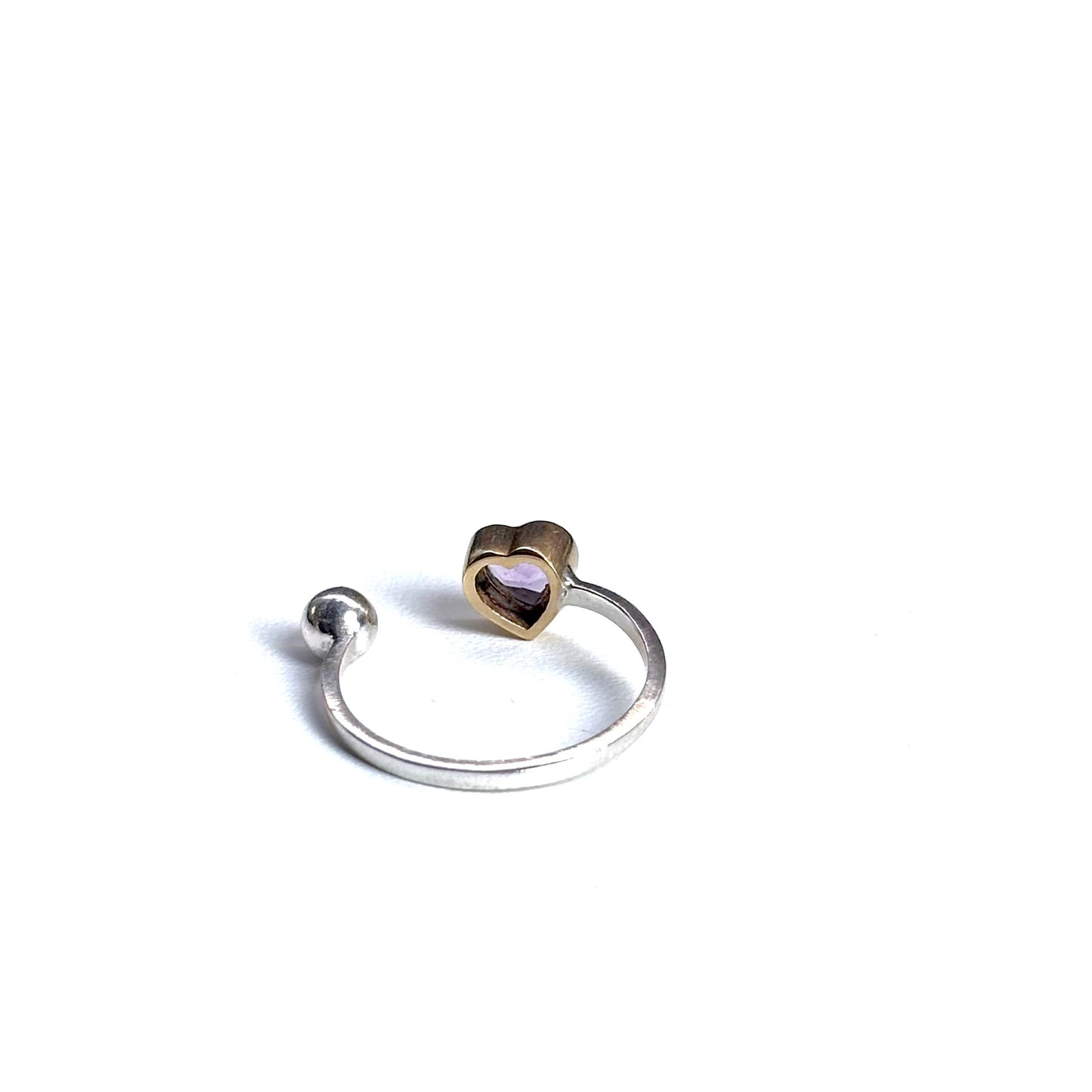 Heart fork ring 11