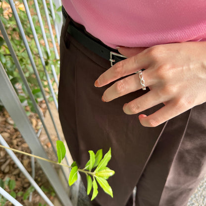 Silver925 plain ring 52