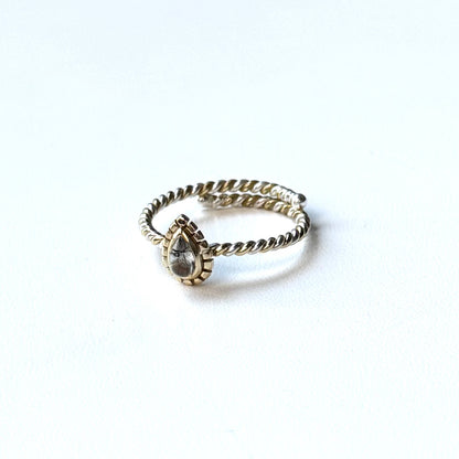 Silver925×Brass petit ring 4