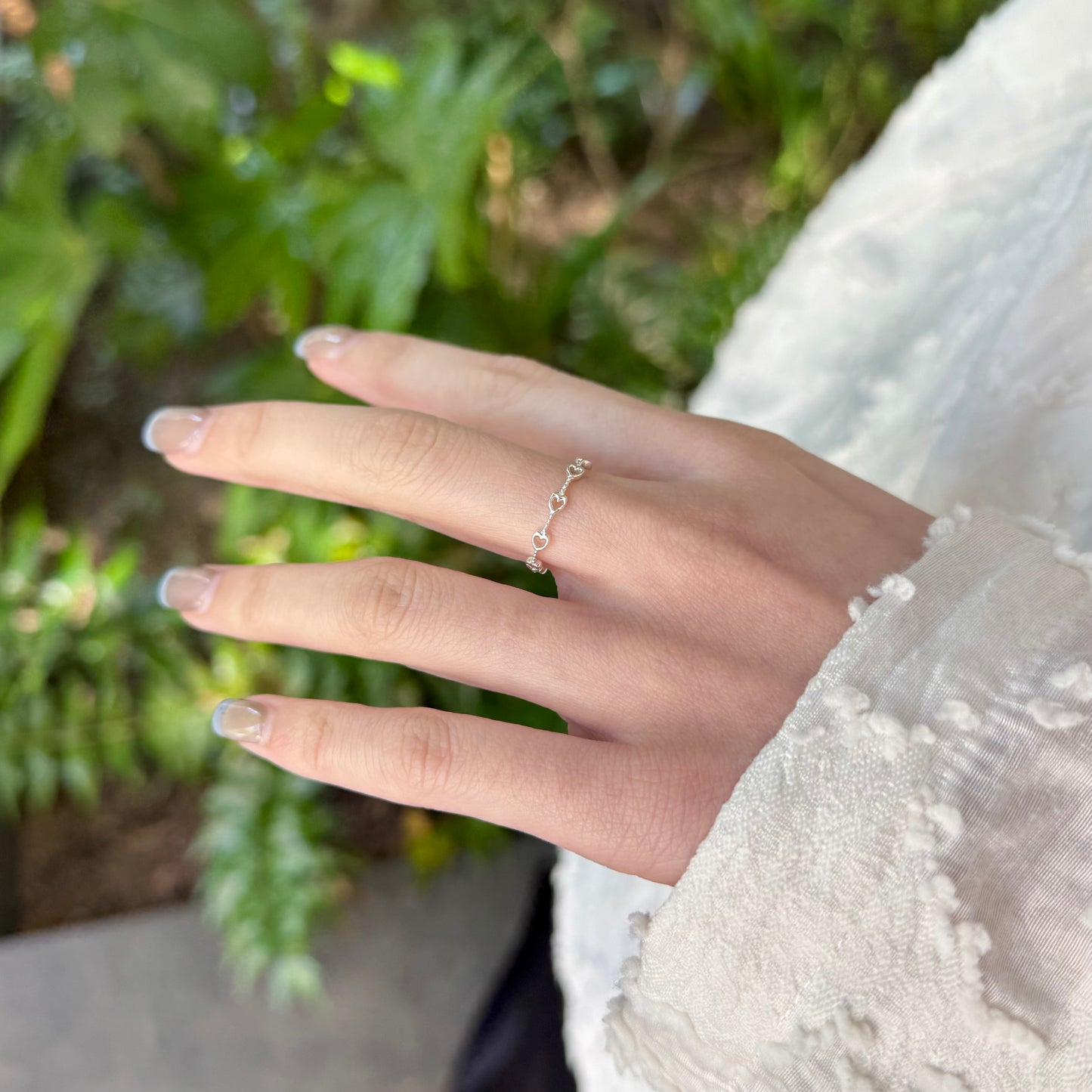 Heart plain ring 69