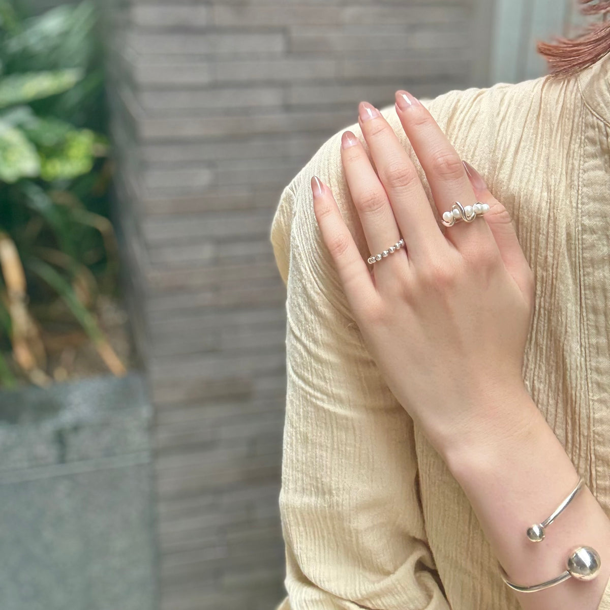 Pearl design ring 11