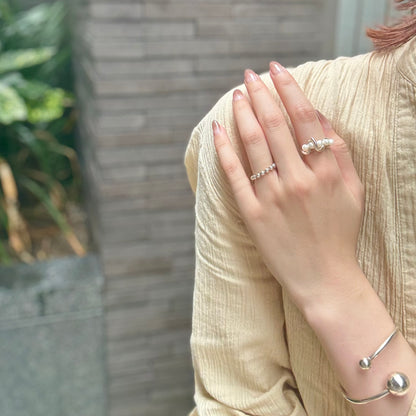 Pearl design ring 11