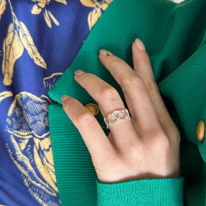 Silver925 plain ring 4