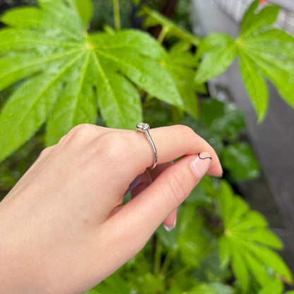 Silver925 1stone ring 5