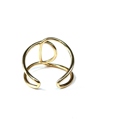 Brass plain ring 22