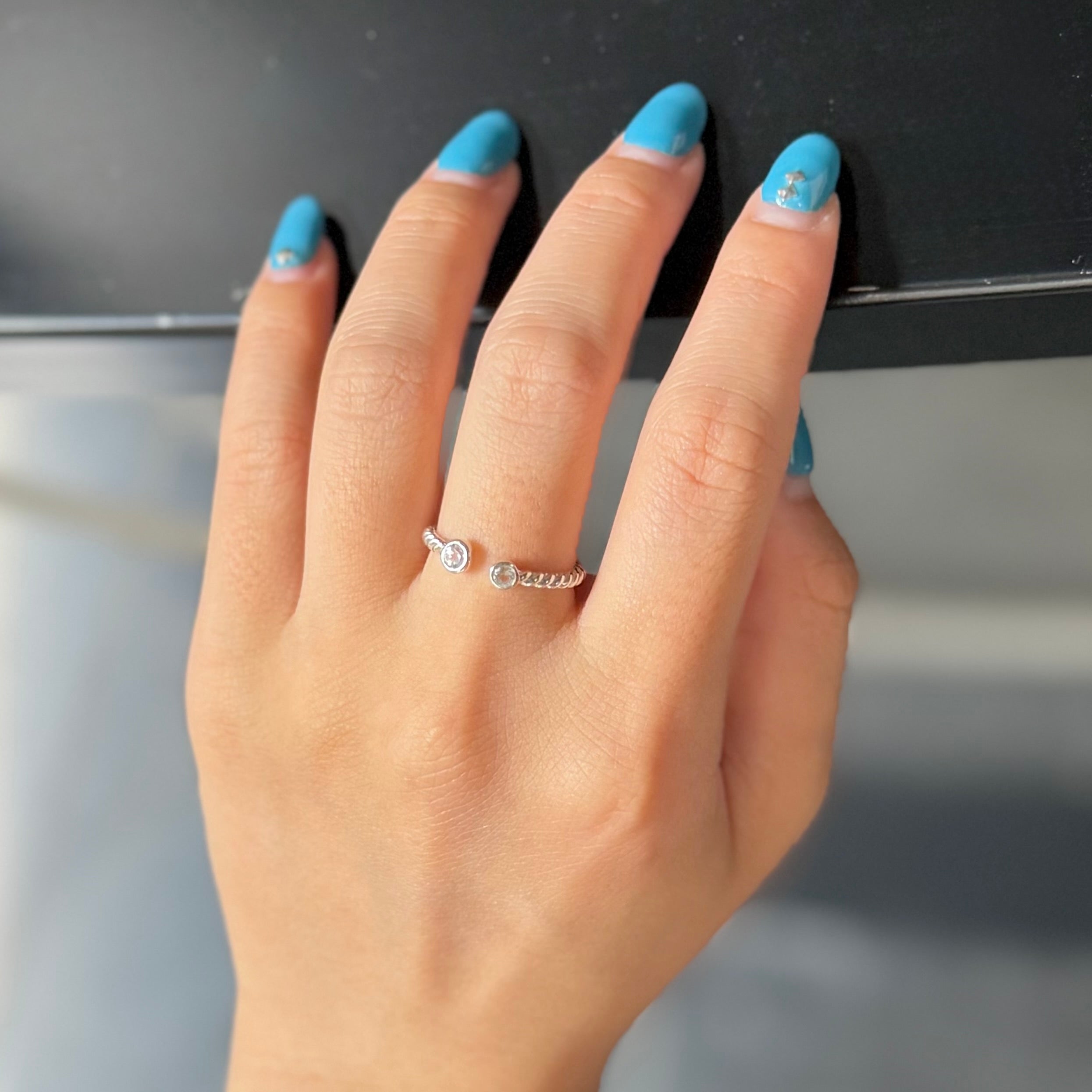 White topaz ring 7 – Biju mam