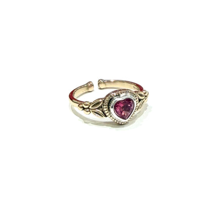 Heart design ring 6