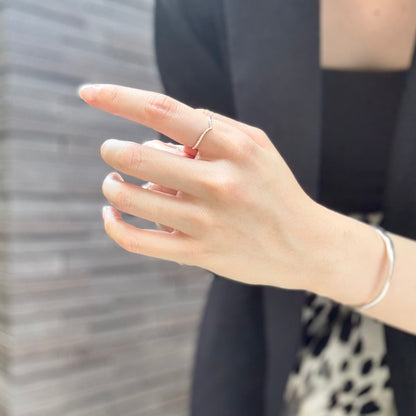 Silver925 plain ring 46