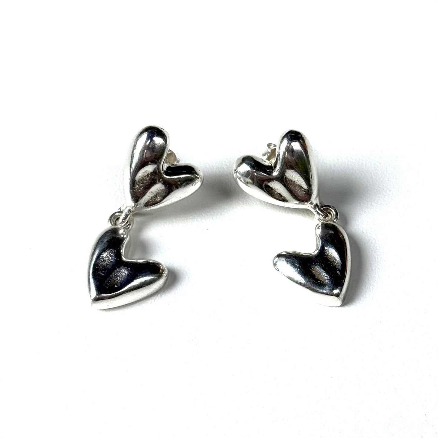 Silver925 plain pierce〈Heart〉2