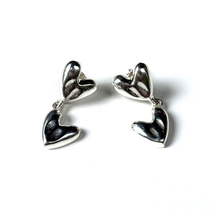 Silver925 plain pierce〈Heart〉2