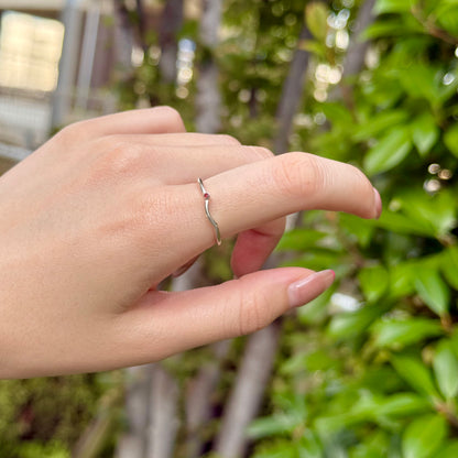 Silver925 wave ring 1