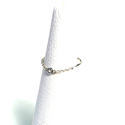 〈オンライン先行再入荷〉White topaz ring 2