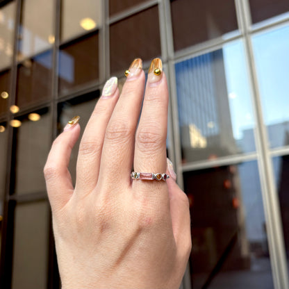 Multi tourmaline ring 4