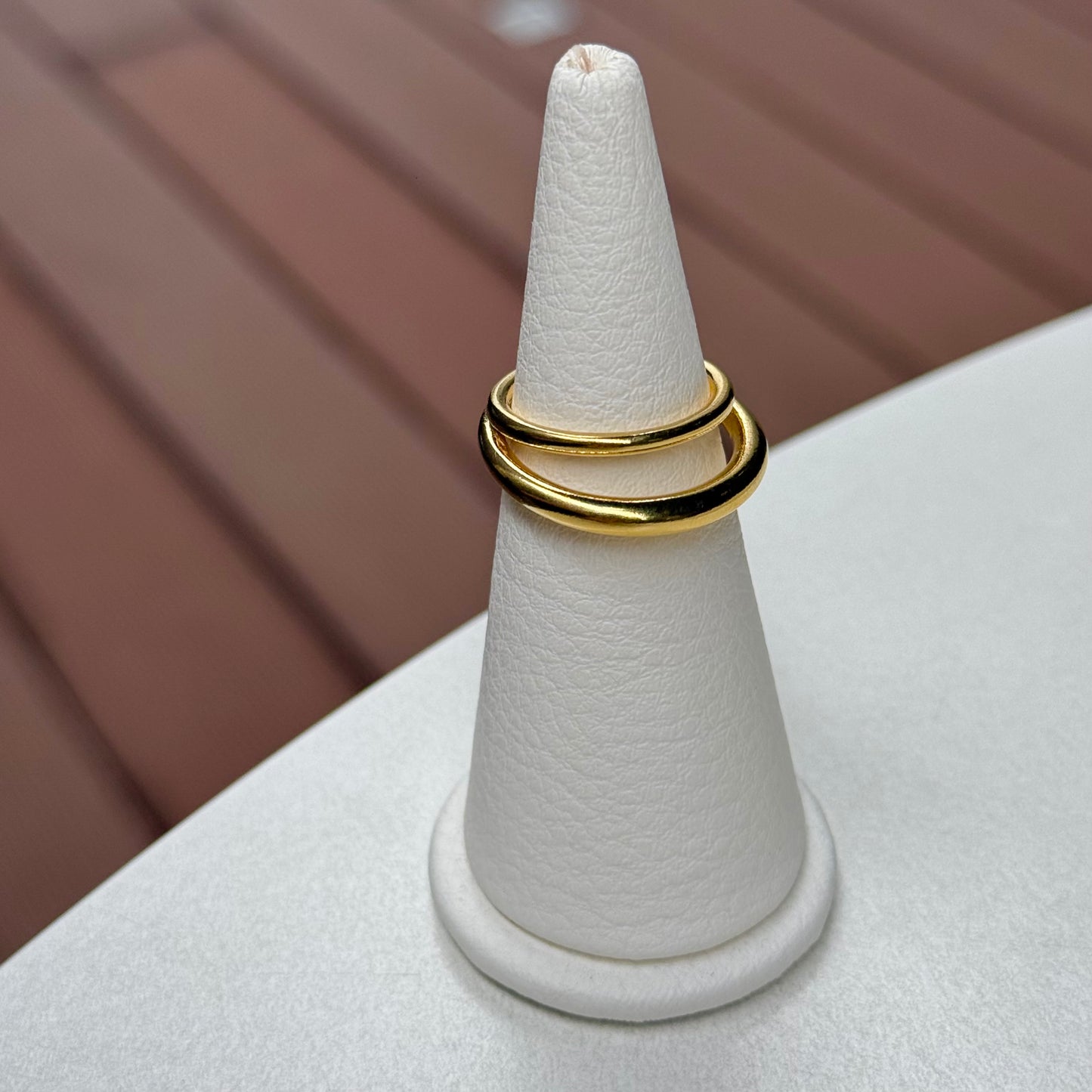 Brass plain ring 64