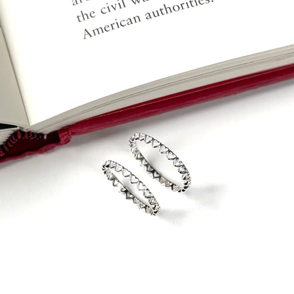 Heart plain ring 84