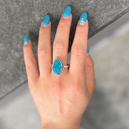 American turquoise ring