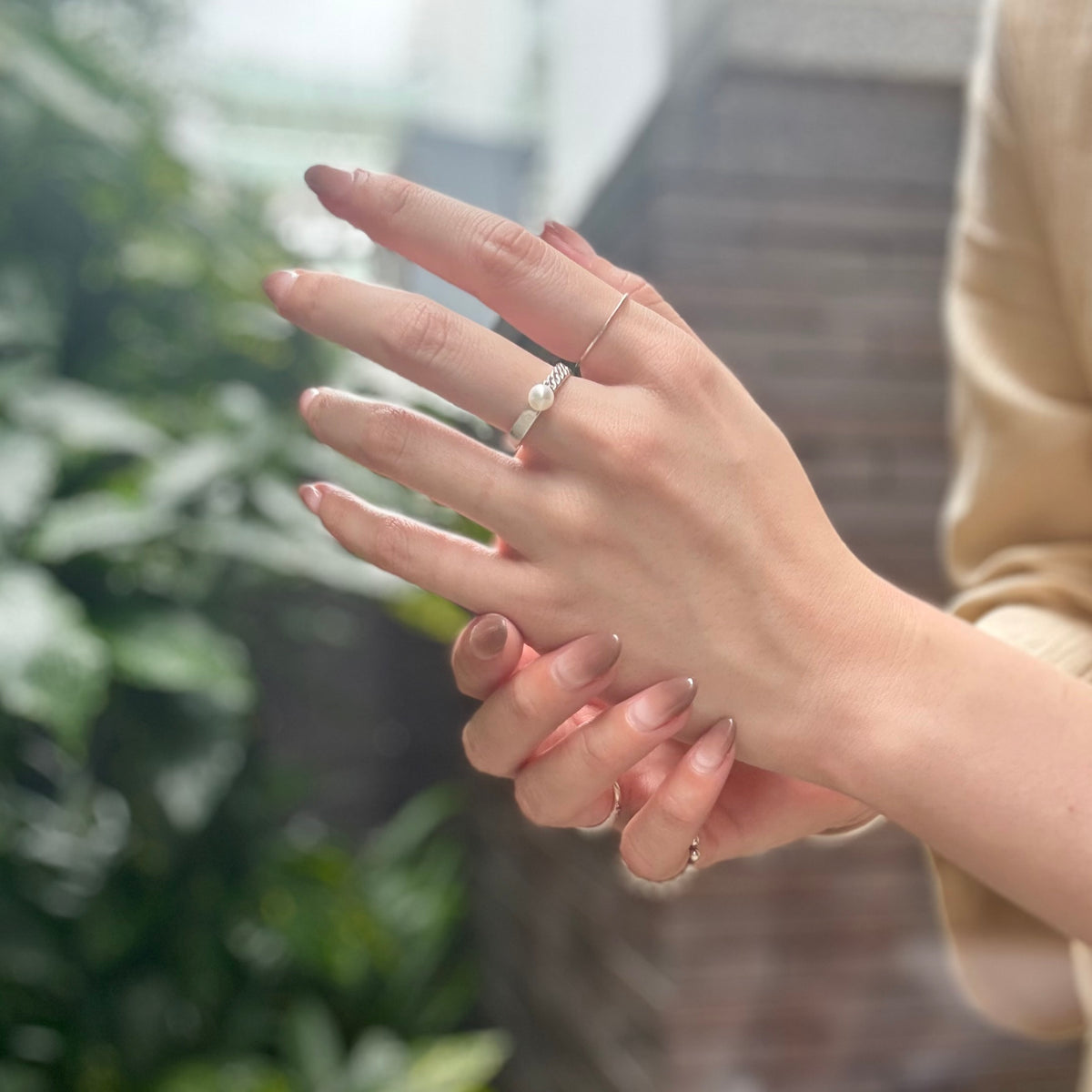 Pearl design ring 8