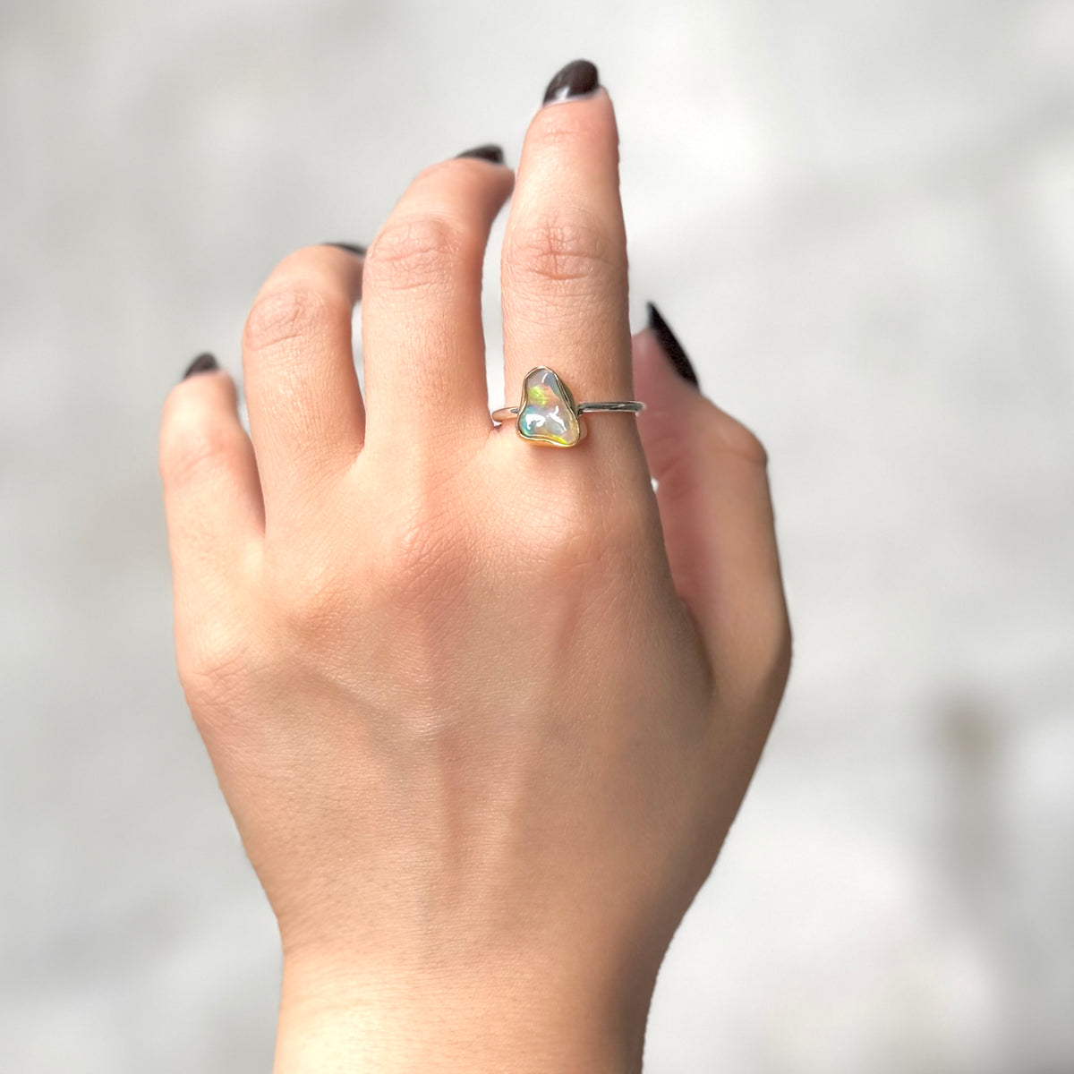Opal ring 8