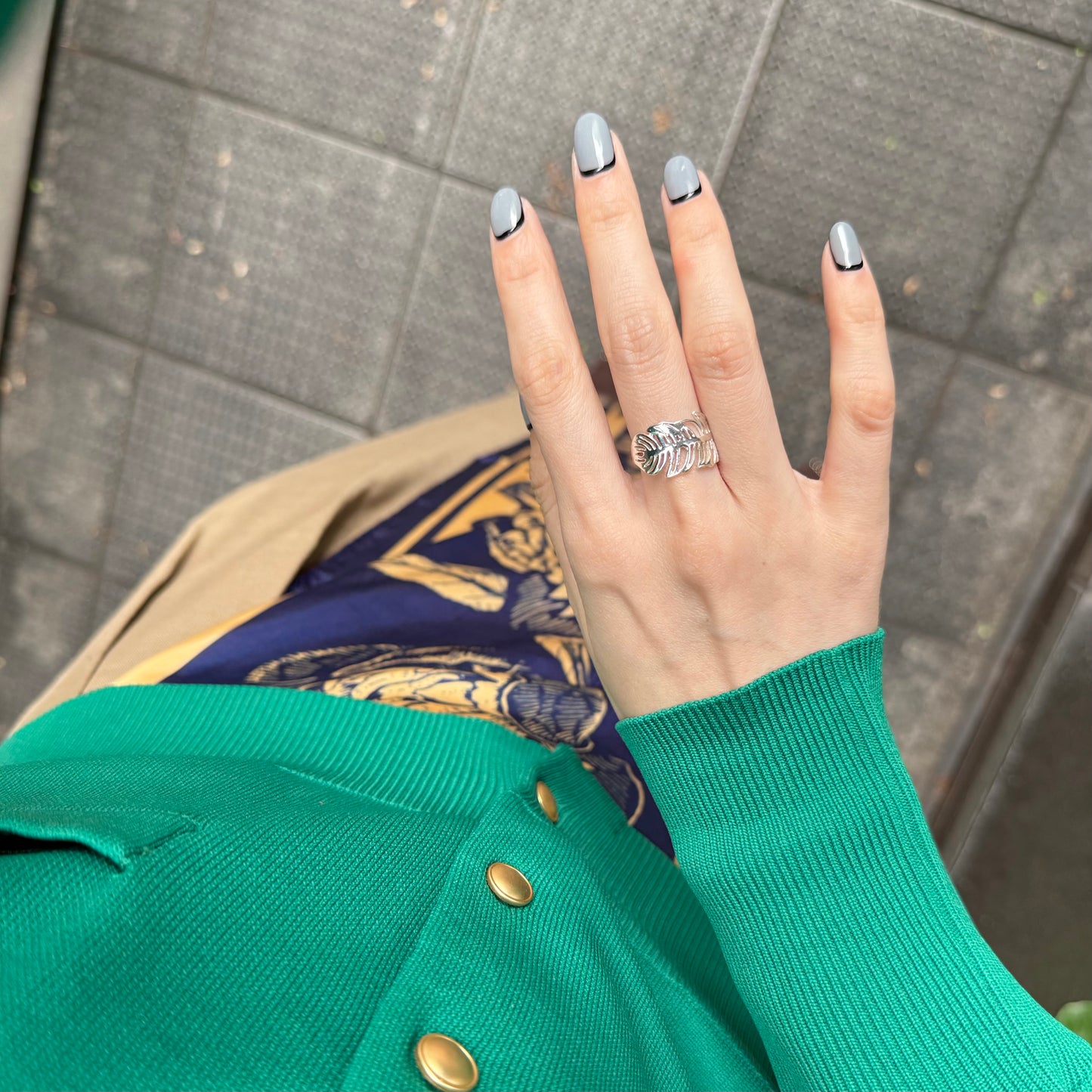 Silver925 plain ring 5
