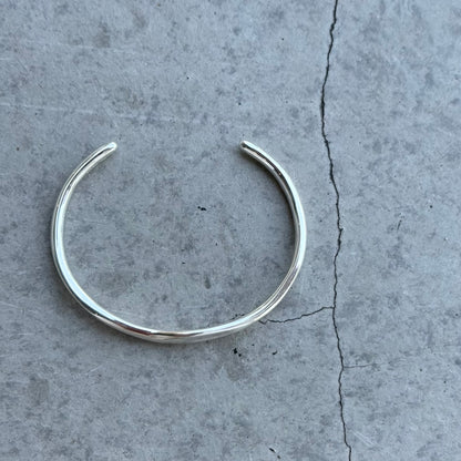 Silver925 plain bangle 2
