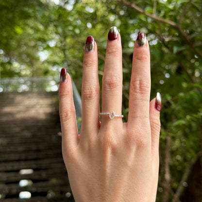 Herkimer diamond ring 1