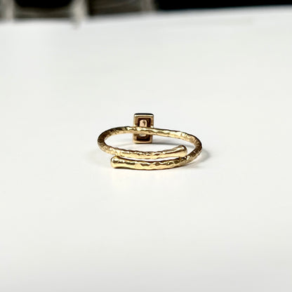 Brass petit ring 22