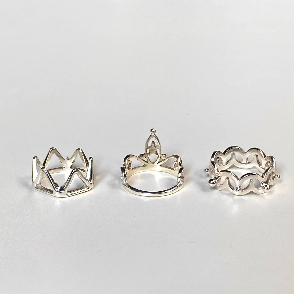 Crown plain ring 2