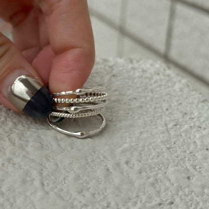 【6/21販売終了】《オンライン先行》Silver925 stacking plain ring