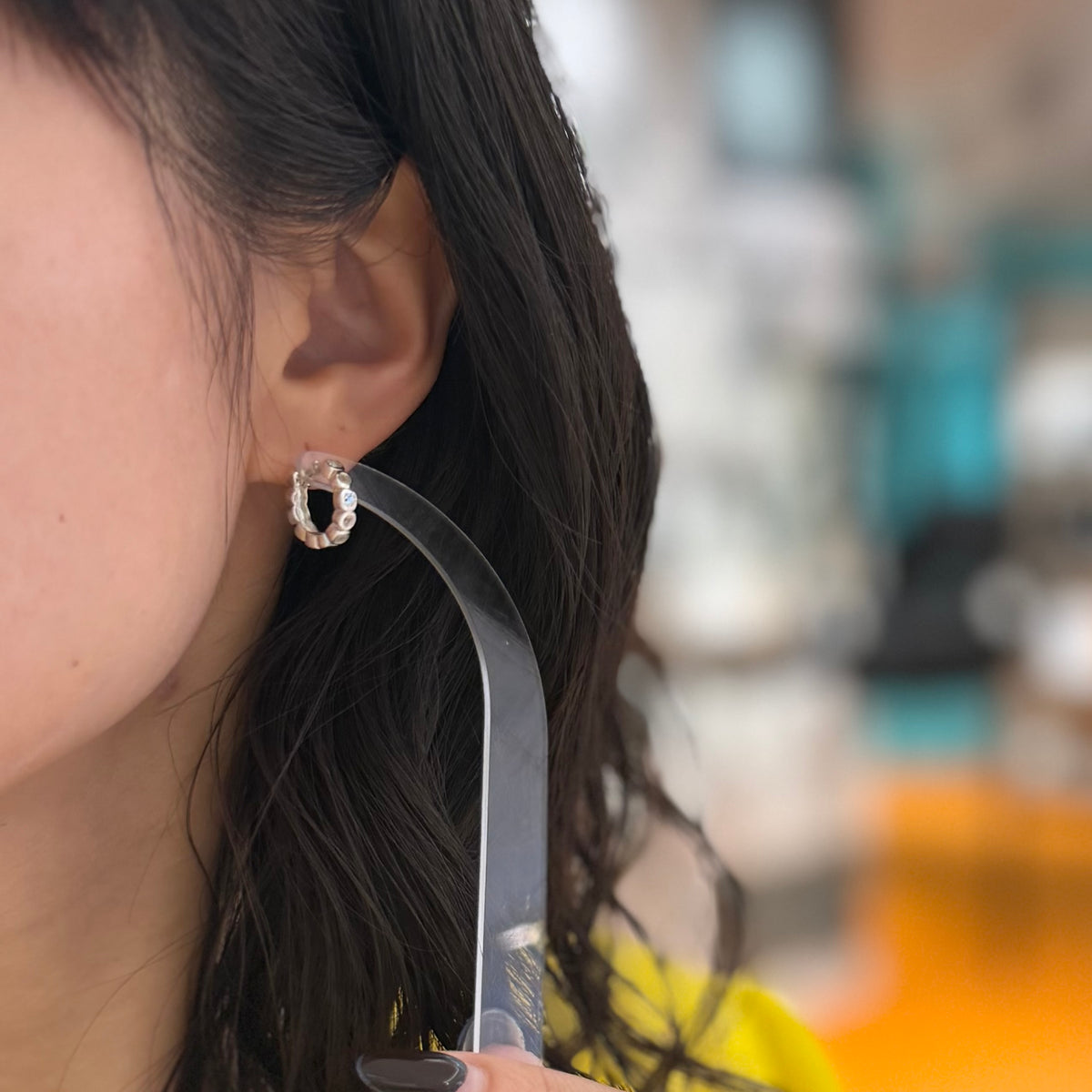 White topaz pierce