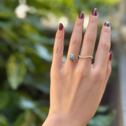 Silver925×Brass design ring 24