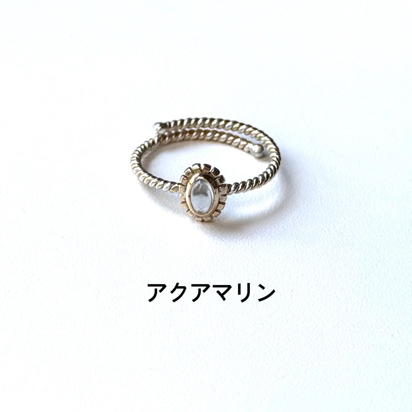 Silver925×Brass petit ring 3