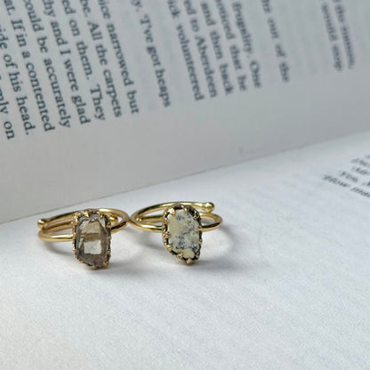 Brass design ring 13