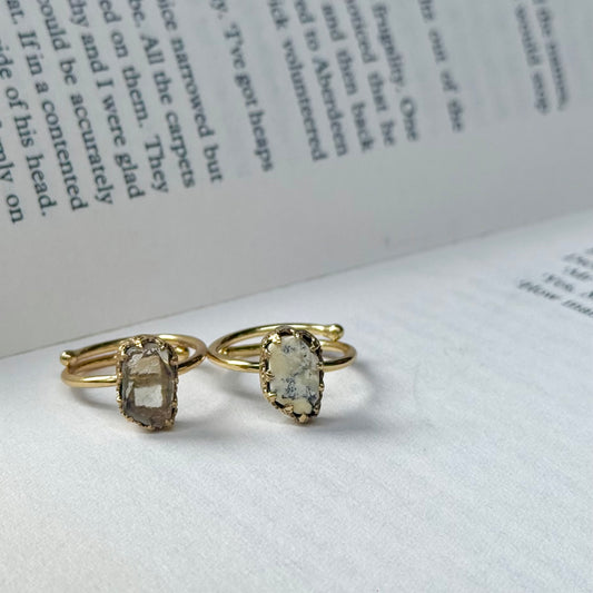 Brass design ring 13