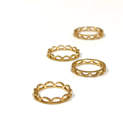 Brass plain ring 52