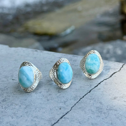 Larimar ring