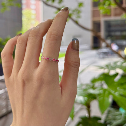 〈名古屋限定〉Heart enamel ring