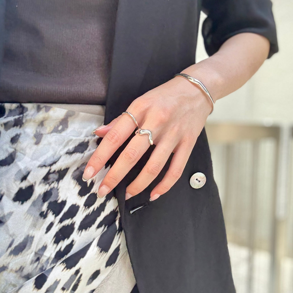 Silver925 plain ring 52