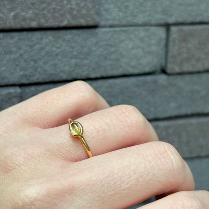 Brass petit ring 14