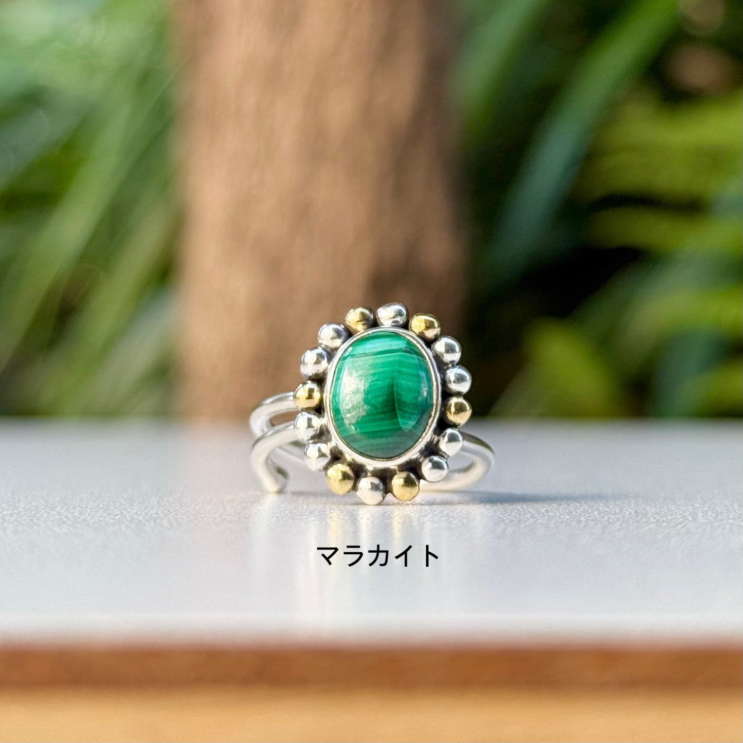 Silver925×Brass design ring 15