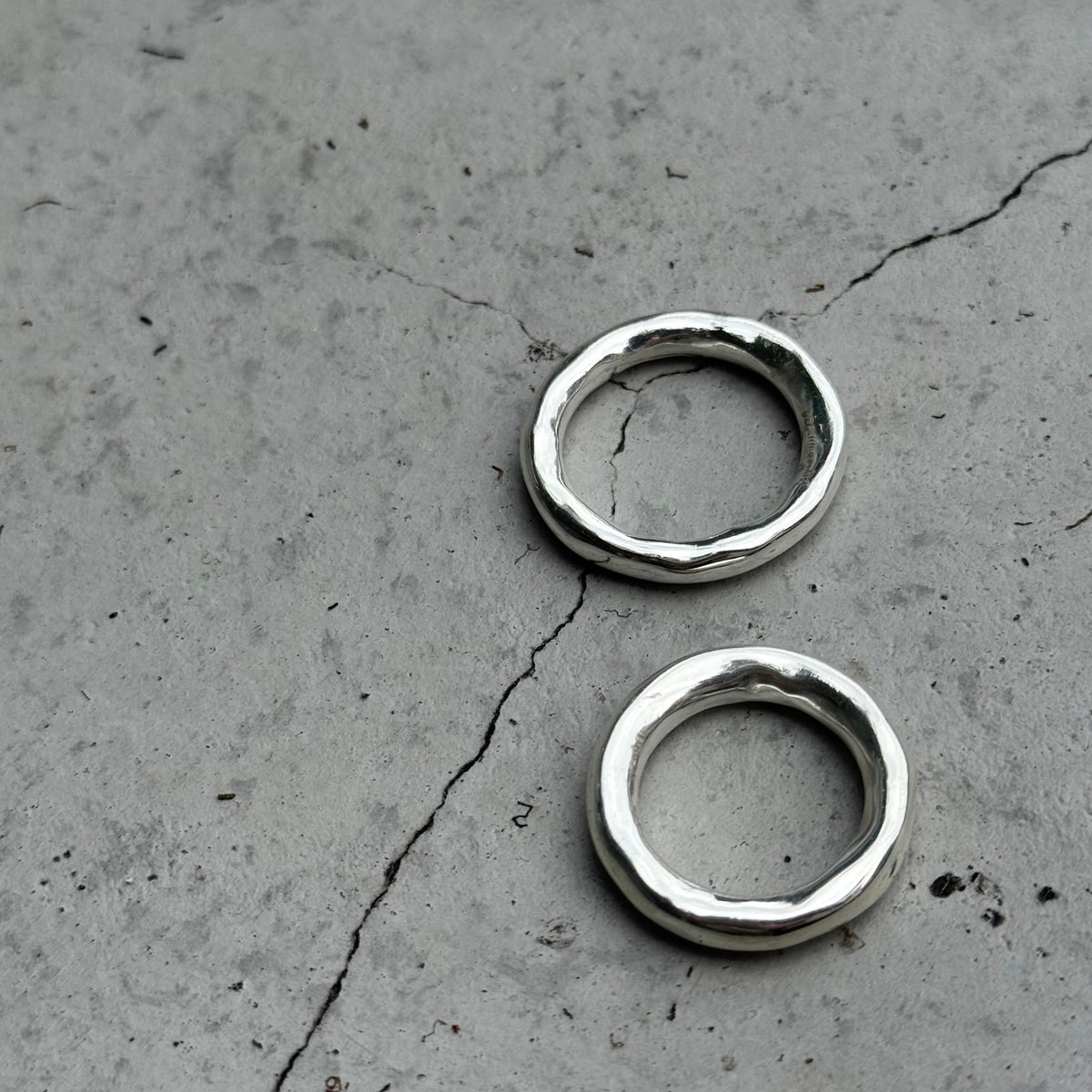 Silver925 plain ring 54