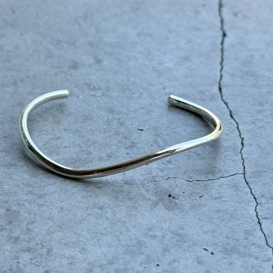 Silver925 plain bangle 1