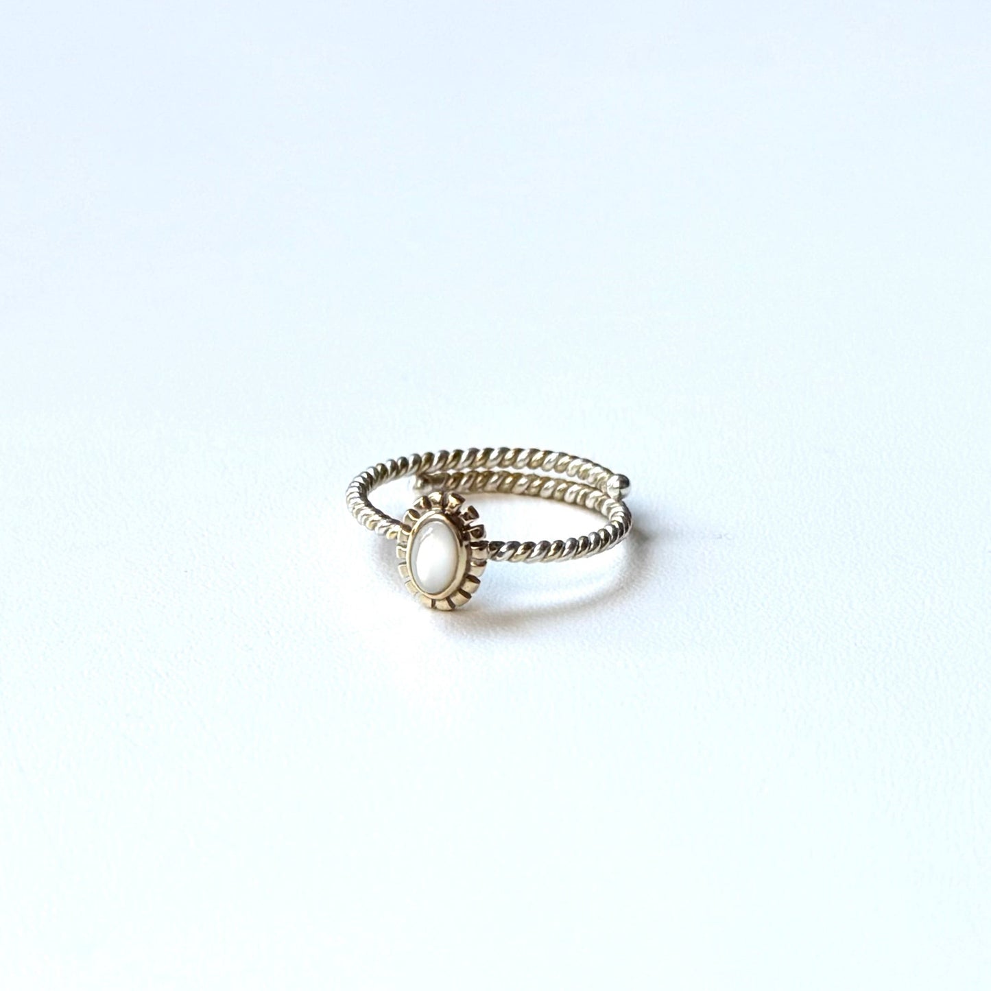 Silver925×Brass petit ring 3