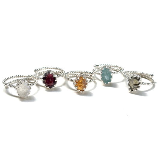 Roughcut ring 5