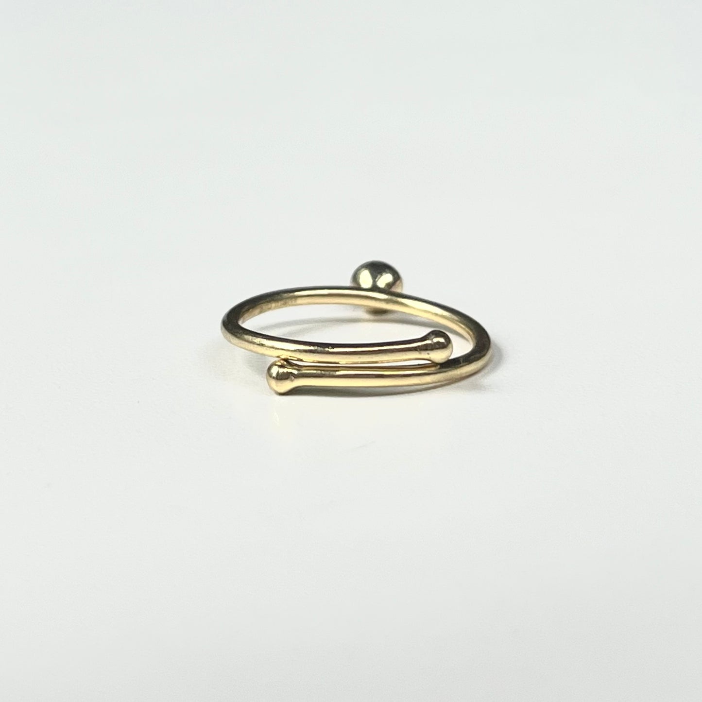 Brass petit ring 22