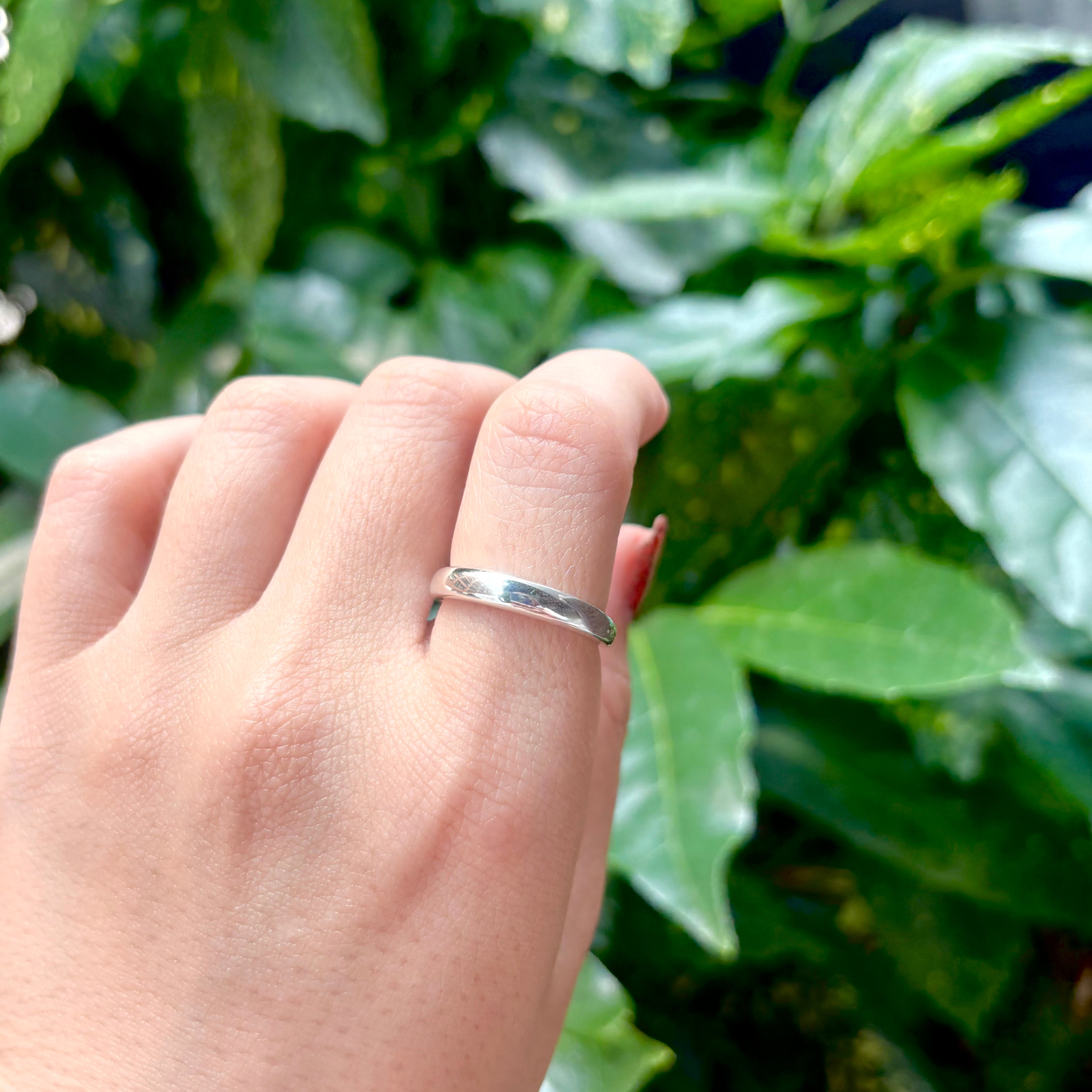 Silver925 plain ring 46 – Biju mam