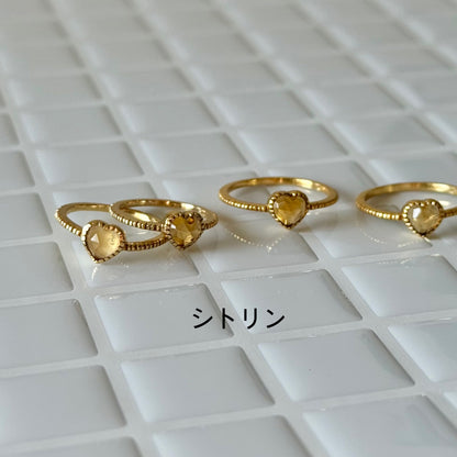 Brass Heart ring 1