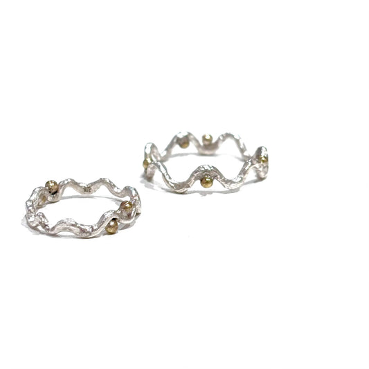 Silver925×Brass plain ring 31