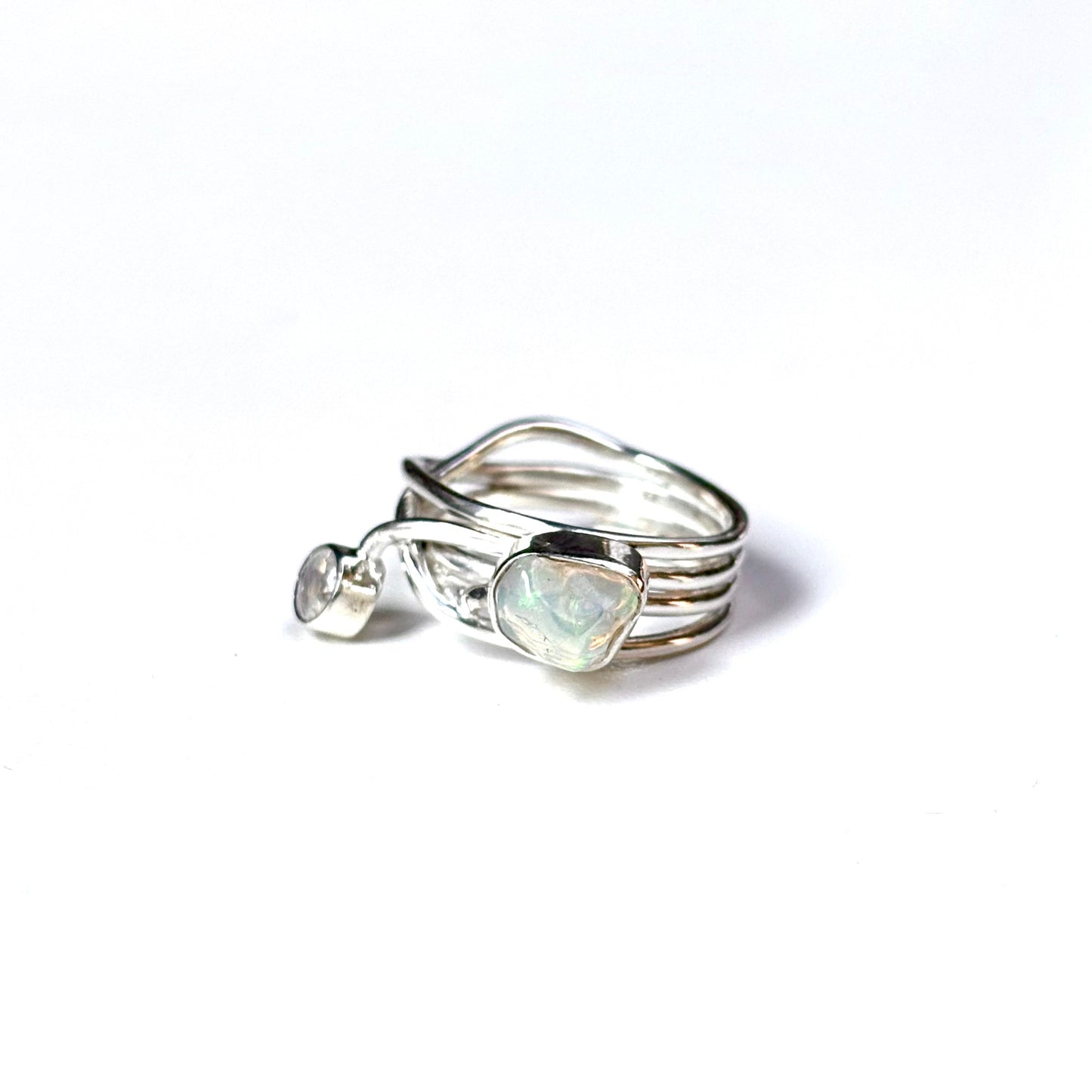 Opal design ring 7