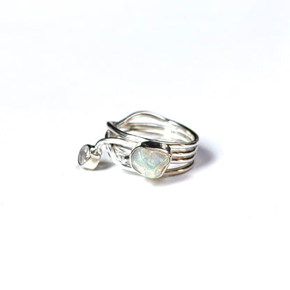 Opal design ring 7